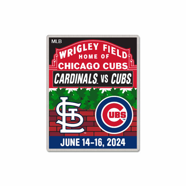 Chicago Cubs vs. St. Louis Cardinals 2024 Series Pin