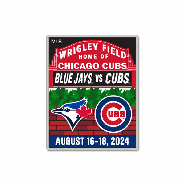Chicago Cubs vs. Toronto Blue Jays 2024 Series Pin