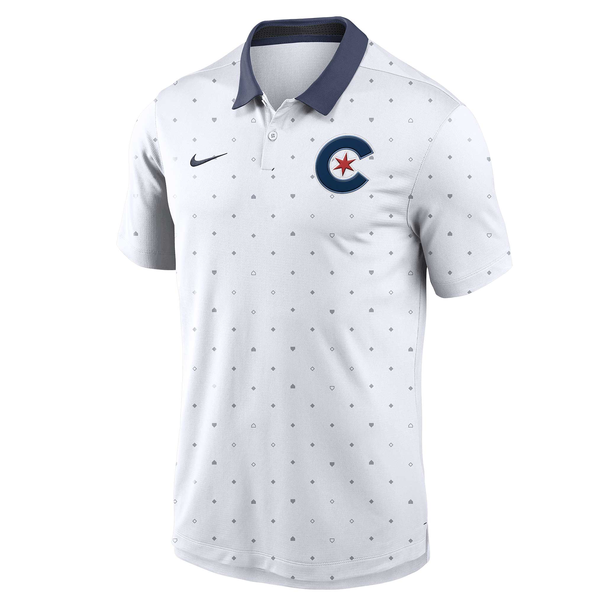 Nike collarless polo 2025