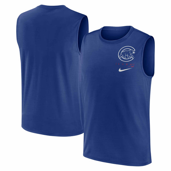 chicago cubs fish tank accessories Chicago Cubs Large Muscle Logo Tank