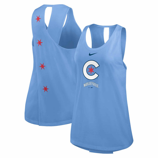 Chicago Cubs Nike Ladies City Connect Criss Cross Tank