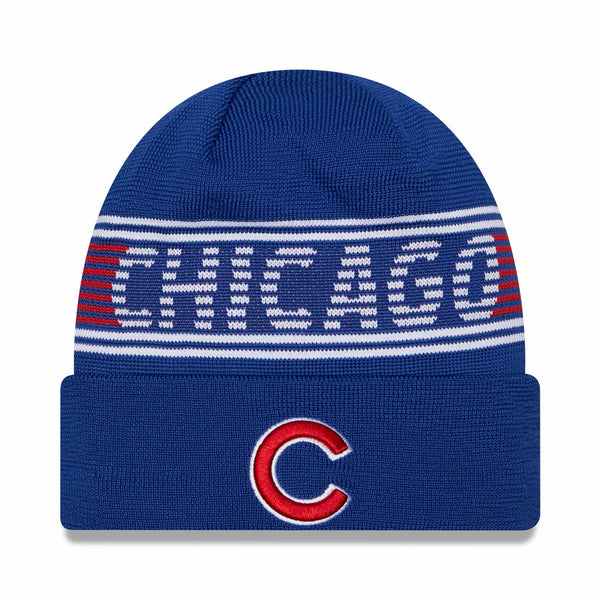 Chicago Cubs C Logo Flash Sports Knit Cap