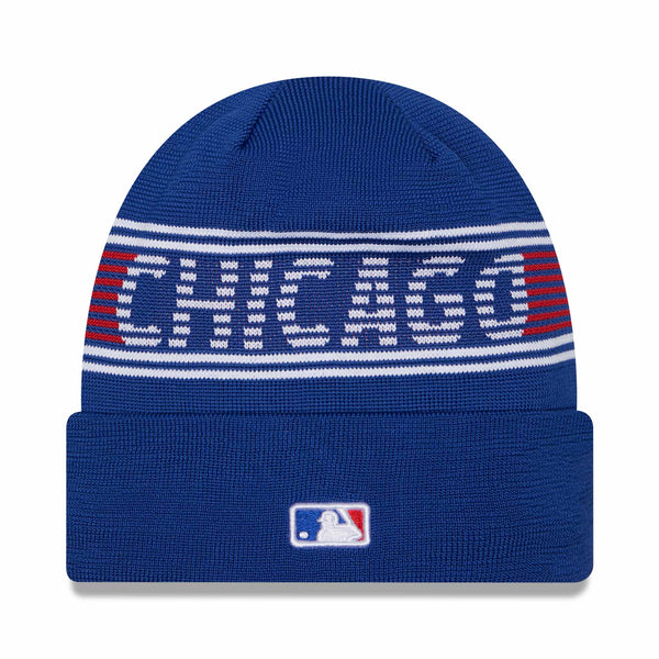 Chicago Cubs C Logo Flash Sports Knit Cap