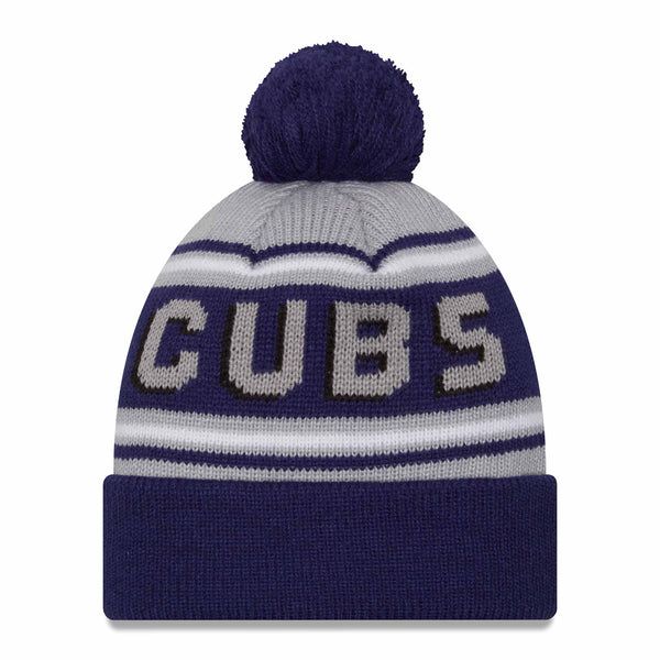 Chicago Cubs 1914 Bear Knit Cap with Pom