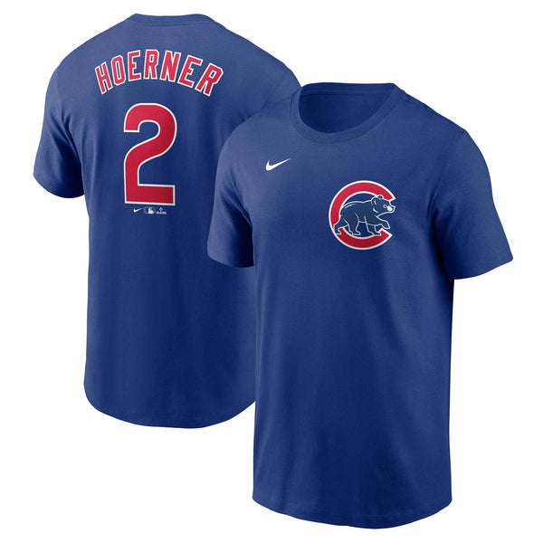 Chicago Cubs Nico Hoerner Fuse Name and Number T