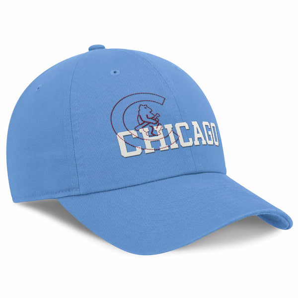 Chicago Cubs Nike Club 1912 Baby Blue Cotton Cap