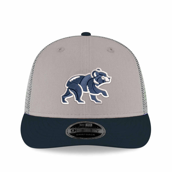 Chicago Cubs Stone & Navy Spring Training 9FIFTY Low Profile Snapback