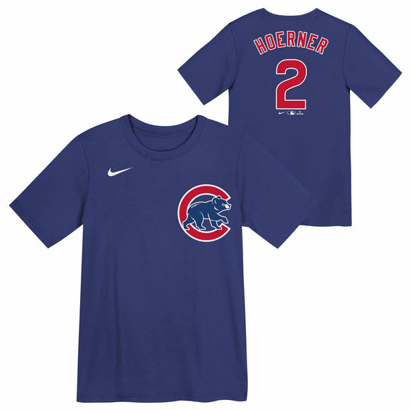 Chicago Cubs Nico Hoerner Nike Youth Name and Number T-Shirt