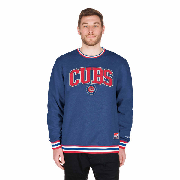 Chicago Cubs Bullseye Royal Crewneck Sweatshirt