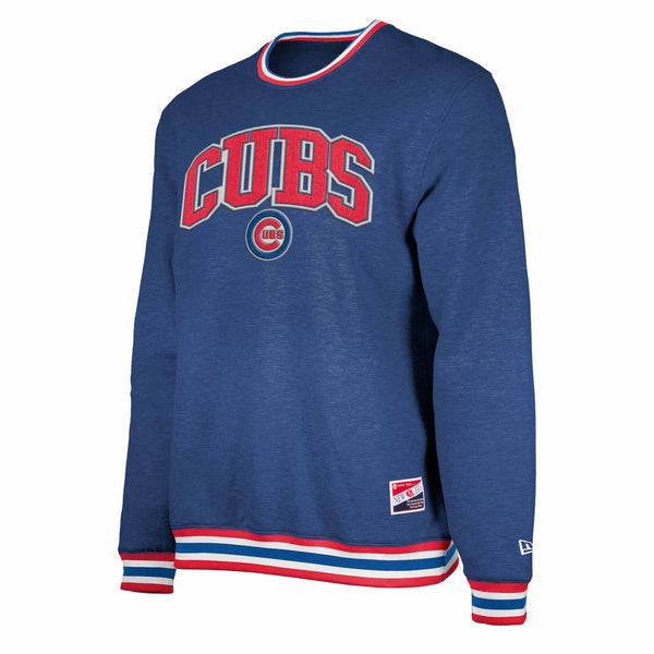 Chicago Cubs Bullseye Royal Crewneck Sweatshirt