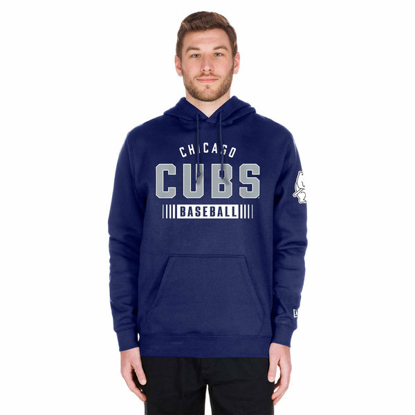 Chicago Cubs 1914 Navy Baseball Hooded Sweatshirt