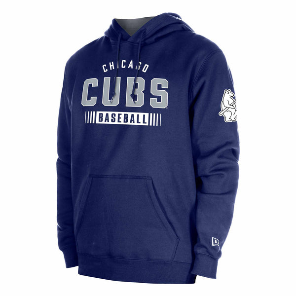 Chicago Cubs 1914 Navy Baseball Hooded Sweatshirt