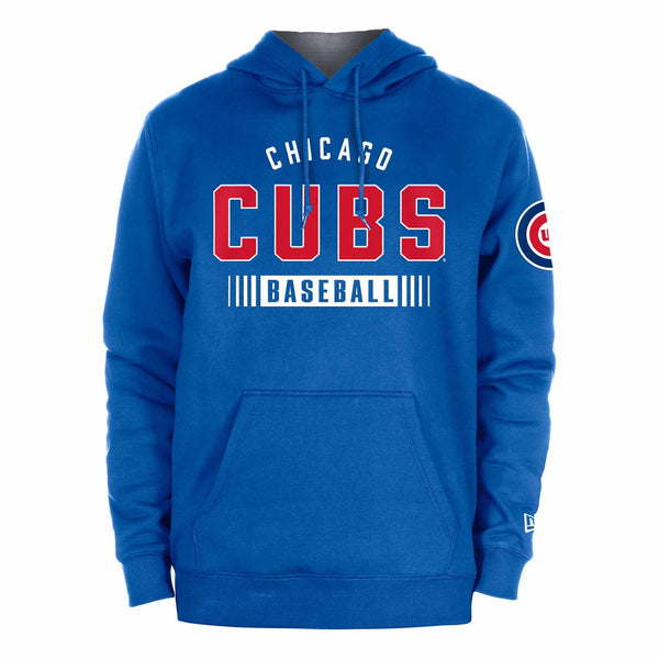 Chicago Cubs Bullseye Royal Baseball Hooded Sweatshirt