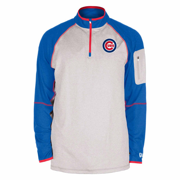 Chicago Cubs Bullseye Lightweight Quarter Zip Pullover