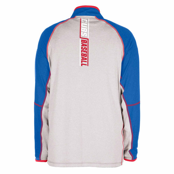 Chicago Cubs Bullseye Lightweight Quarter Zip Pullover