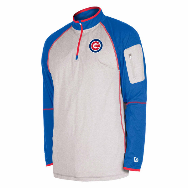 Chicago Cubs Bullseye Lightweight Quarter Zip Pullover