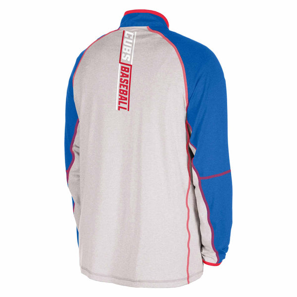 Chicago Cubs Bullseye Lightweight Quarter Zip Pullover