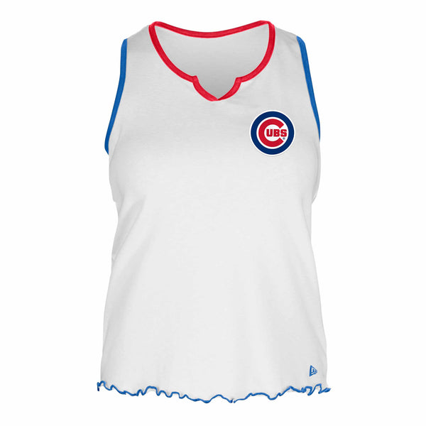 Chicago Cubs Women's Bullseye Fitted Tank Top