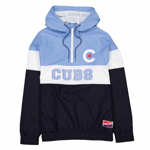 Chicago Cubs City Connect Hooded Pullover Windbreaker Jacket