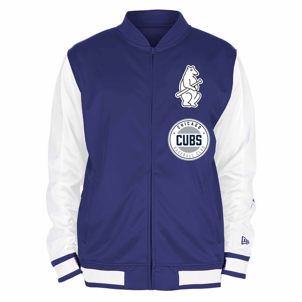 Chicago Cubs 1914 Bear Dual Logo Track Jacket