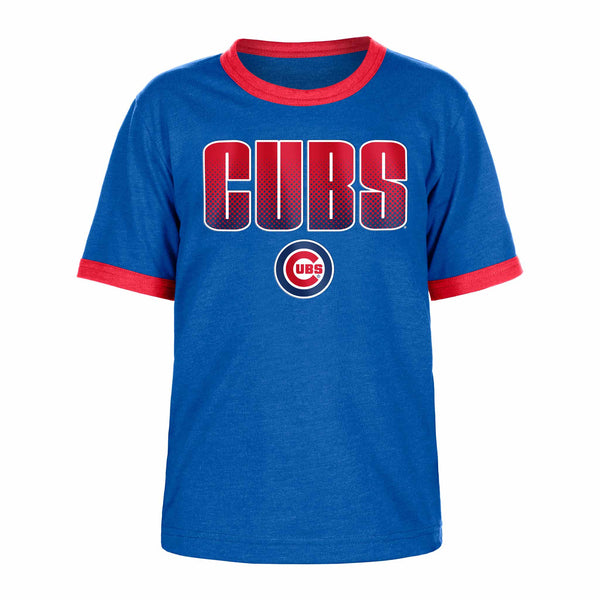 Chicago Cubs Youth Bullseye Ringer T Shirt