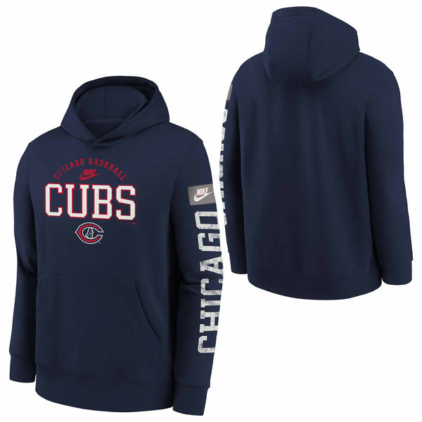 Chicago Cubs Youth Nike Cooperstown Splitter Hoodie