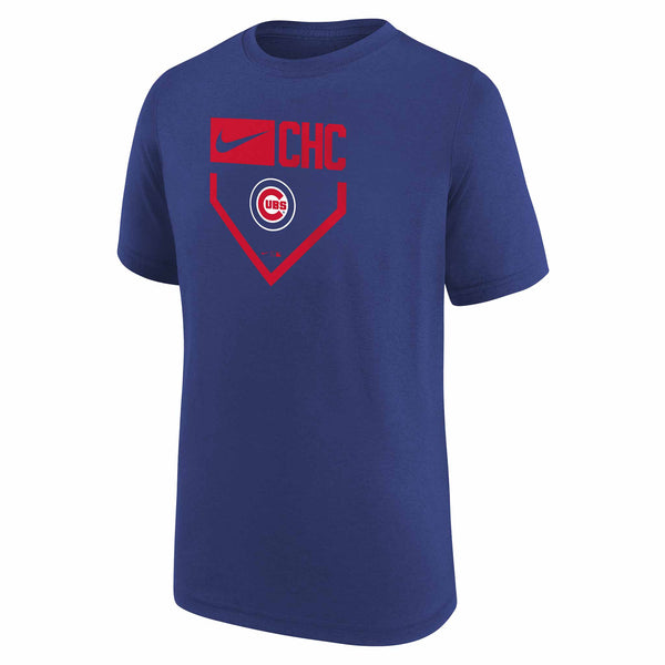 Chicago Cubs Youth Nike Home Plate T