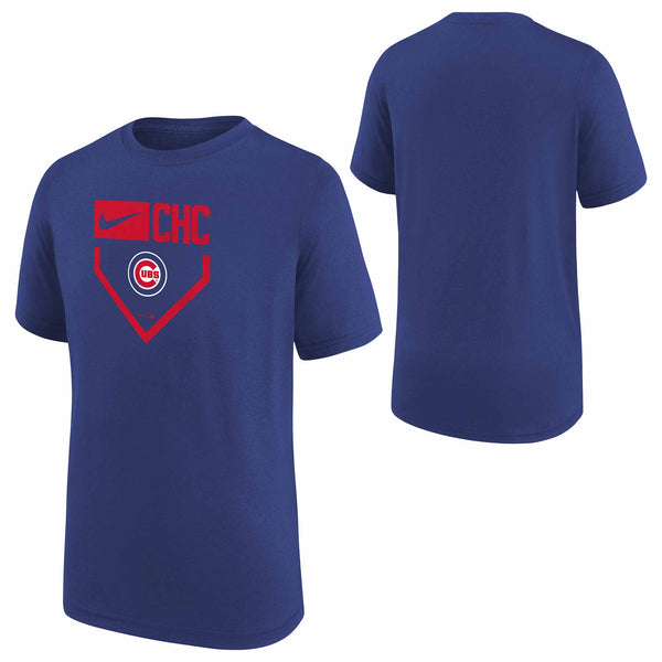 Chicago Cubs Youth Nike Home Plate T