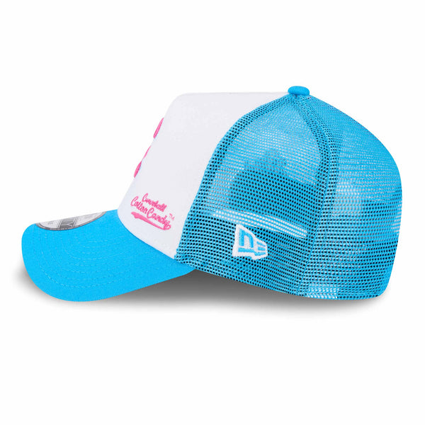 Chicago Cubs New Era Big League Chew 2024 9FORTY Mesh Trucker Cap