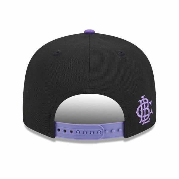 Chicago Cubs New Era Big League Chew 2024 9FFIFTY Black Purple Snap Back Cap
