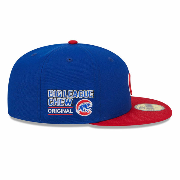 Chicago Cubs New Era Big League Chew 2024 59FIFTY Royal Red Fitted Cap
