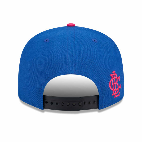 Chicago Cubs New Era Big League Chew 2024 9FFIFTY Blue Black Snap Back Cap