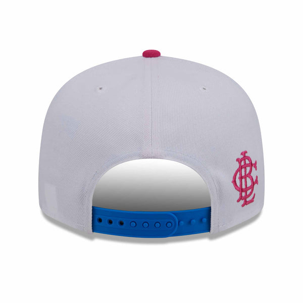 Chicago Cubs New Era Big League Chew 2024 9FFIFTY White Blue Snap Back Cap
