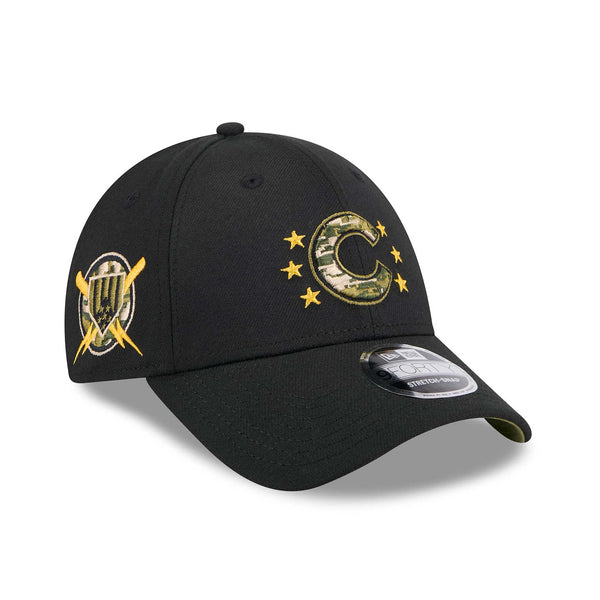 Chicago Cubs 2024 Armed Forces Day 9FORTY Adjustable Cap