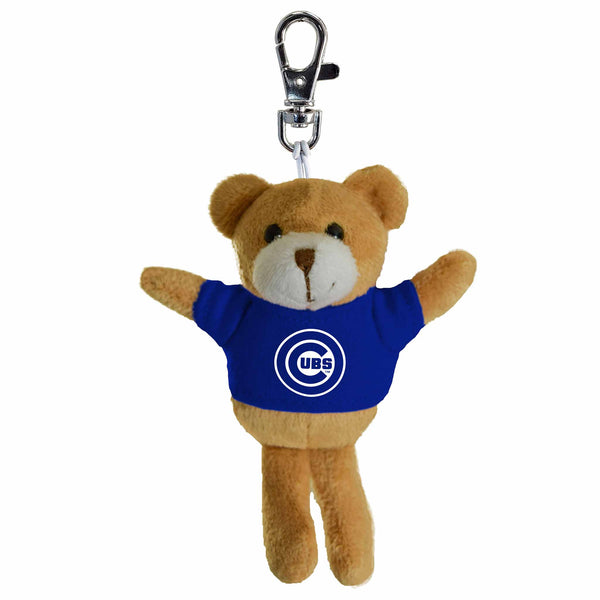 Chicago Cubs Stuffed Bear Keychain