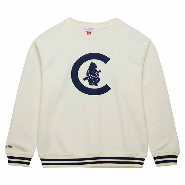 Chicago Cubs Heritage Vintage Crew Neck Sweatshirt