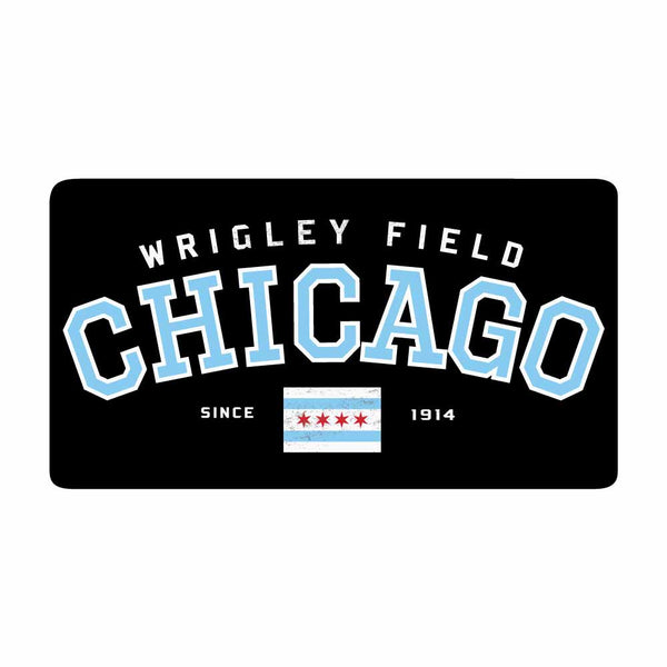 Wrigley Field Chicago Flag Sticker