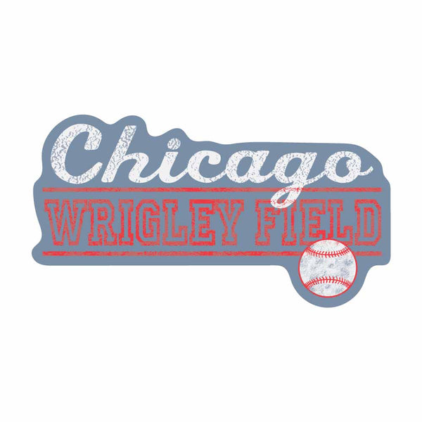 Wrigley Field Chicago Baseball Sticker
