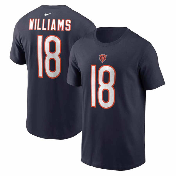 Chicago Bears Caleb Williams Youth Nike Fuse Name & Number T Shirt
