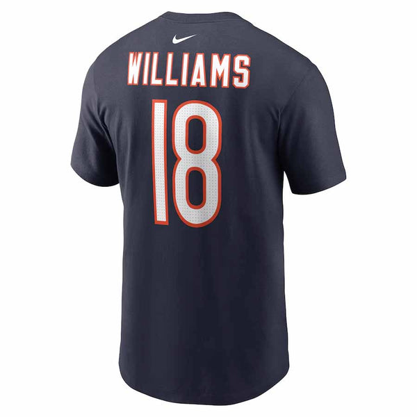 Chicago Bears Caleb Williams Youth Nike Fuse Name & Number T Shirt