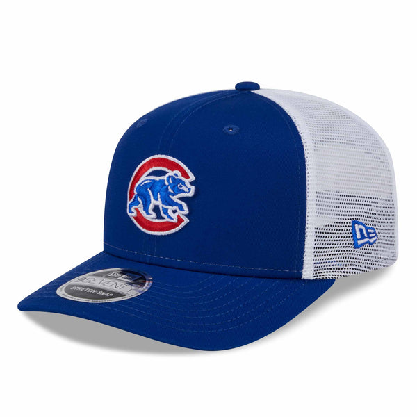 Chicago Cubs Walking Bear 9SEVENTY Stretch Snap Trucker Adjustable Cap