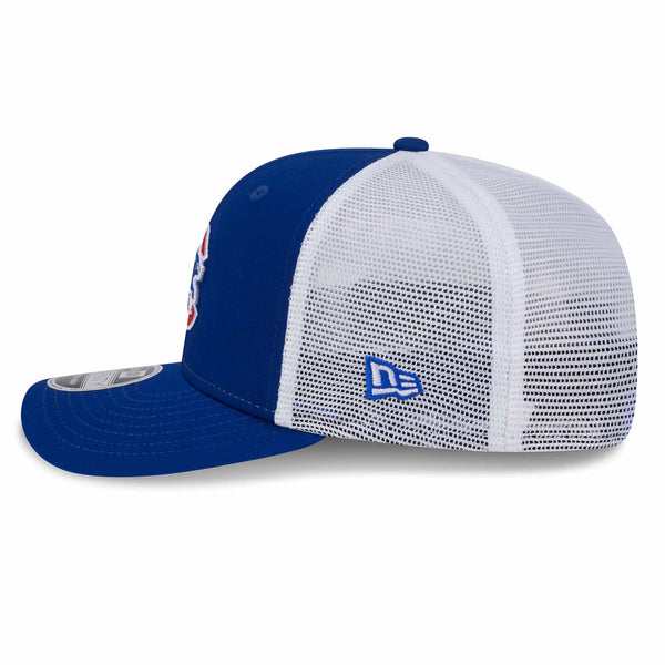 Chicago Cubs Walking Bear 9SEVENTY Stretch Snap Trucker Adjustable Cap