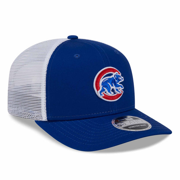 Chicago Cubs Walking Bear 9SEVENTY Stretch Snap Trucker Adjustable Cap