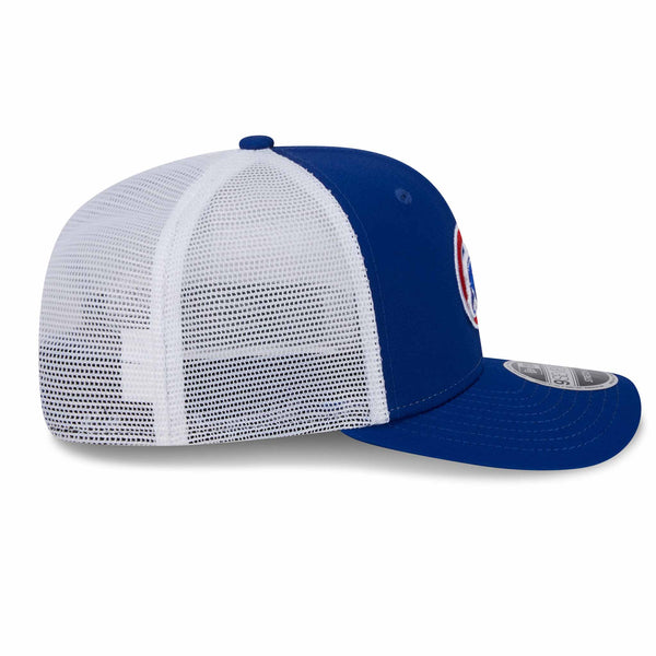 Chicago Cubs Walking Bear 9SEVENTY Stretch Snap Trucker Adjustable Cap