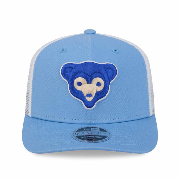 Chicago Cubs 1969 Bear 9SEVENTY Stretch Snap Trucker Adjustable Cap