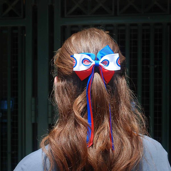 Chicago Cubs Streamer Hair Bow