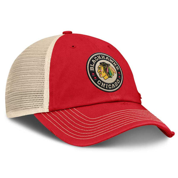 Chicago Blackhawks 2025 Winter Classic Unstructured Mesh Trucker Cap