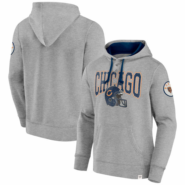 Chicago Bears Fanatics Basic Helmet Hooded Sweatshirt