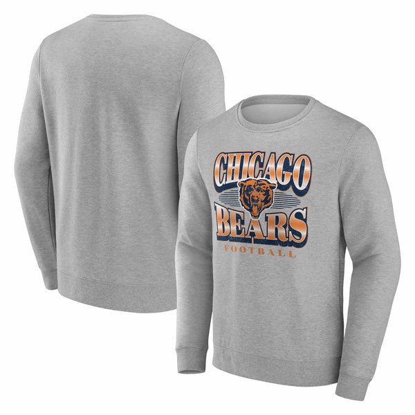 Chicago Bears Fanatics Bear Head Crewneck Sweatshirt