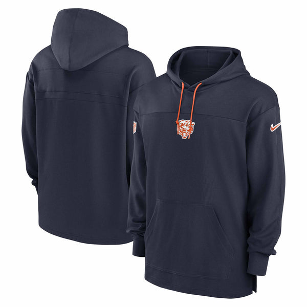 Chicago Bears Nike Navy Jersey Hooded Sweatshirt Wrigleyville Sports
